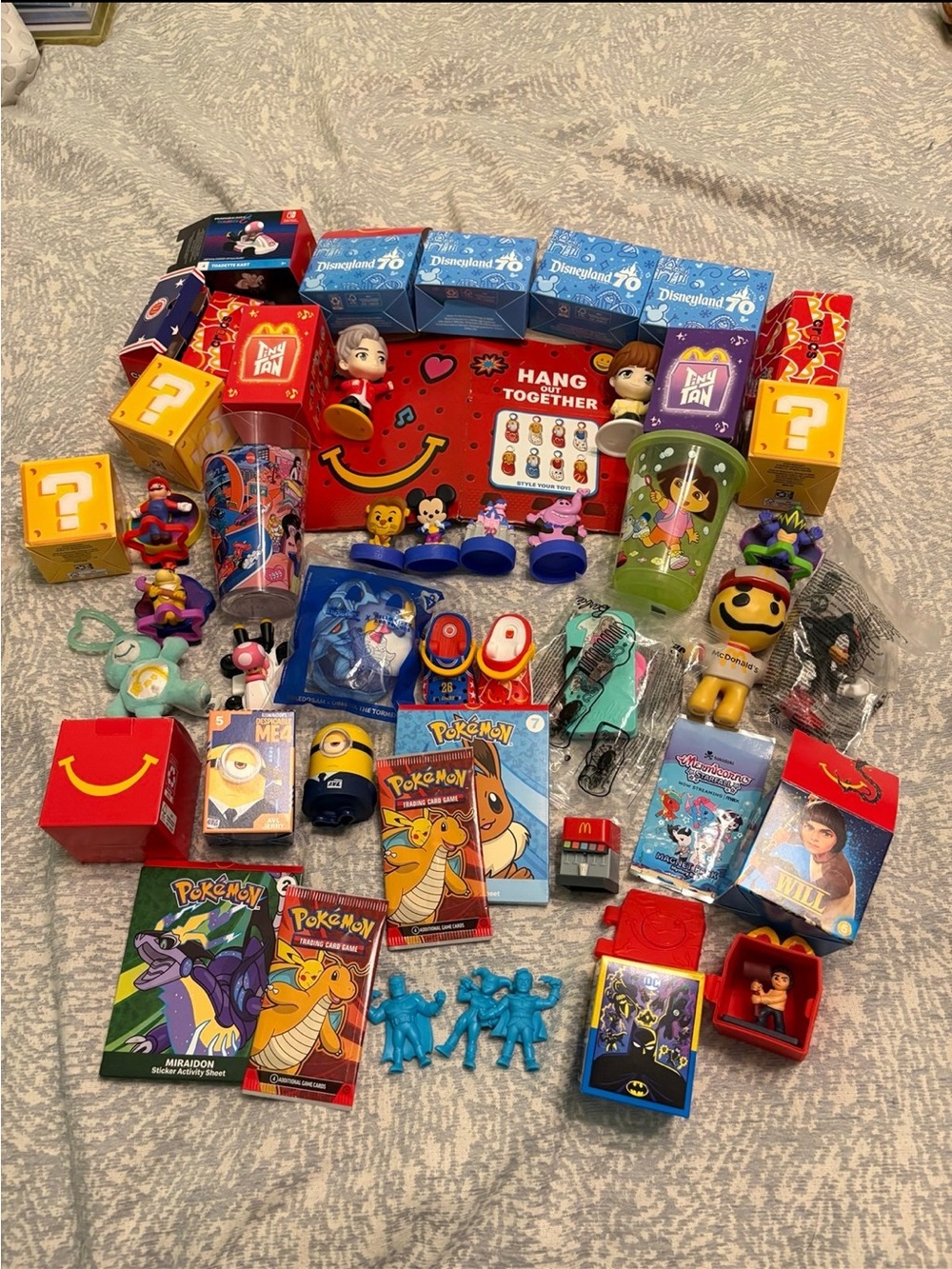 Set 20+ Lil’ McDonald’s Happy Meal toys Pokémon Disney Barbie tiny tan Mario